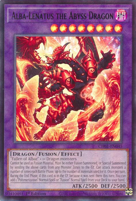 Alba-Lenatus the Abyss Dragon [CH01-EN045] Ultra Rare | Black Swamp Games