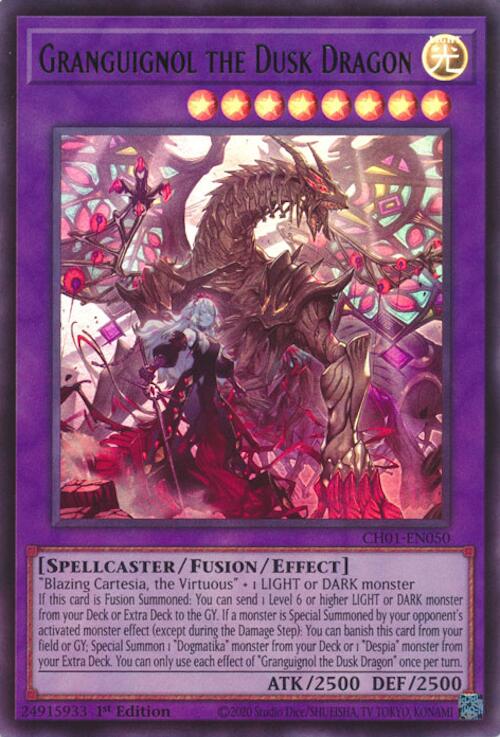 Granguignol the Dusk Dragon [CH01-EN050] Ultra Rare | Black Swamp Games