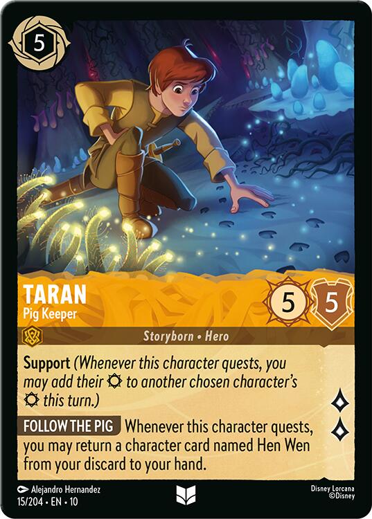Taran - Pig Keeper (15/204) [Whispers in the Well] | Black Swamp Games