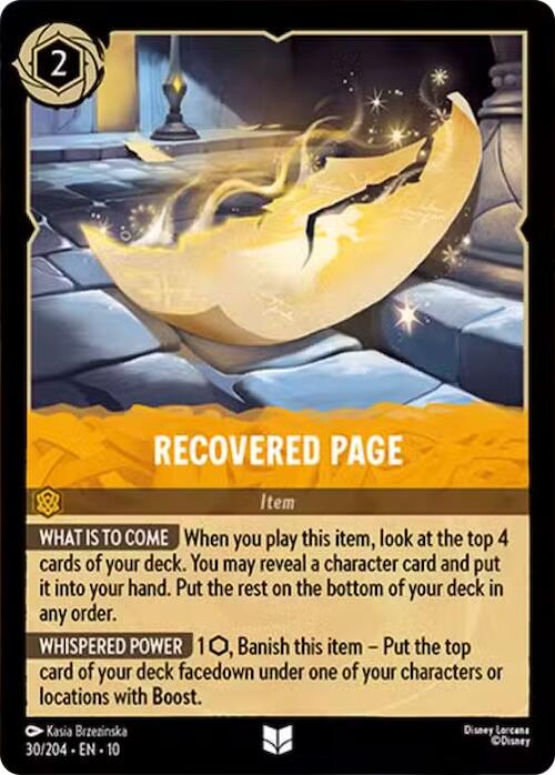 Recovered Page (30/204) [Whispers in the Well] | Black Swamp Games