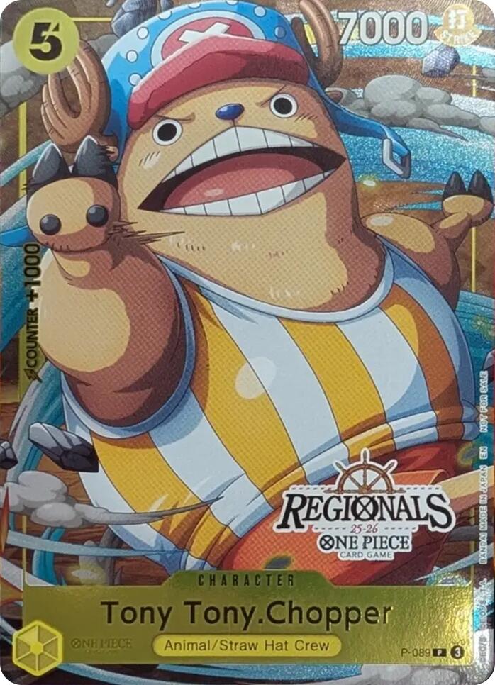 Tony Tony.Chopper (CS 25-26 Regionals Textured Chase Promo) [One Piece Promotion Cards] | Black Swamp Games