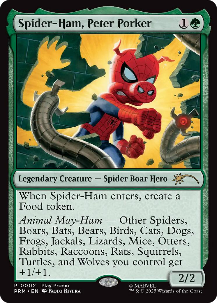 Spider-Ham, Peter-Porker [Wizards Play Network 2025] | Black Swamp Games
