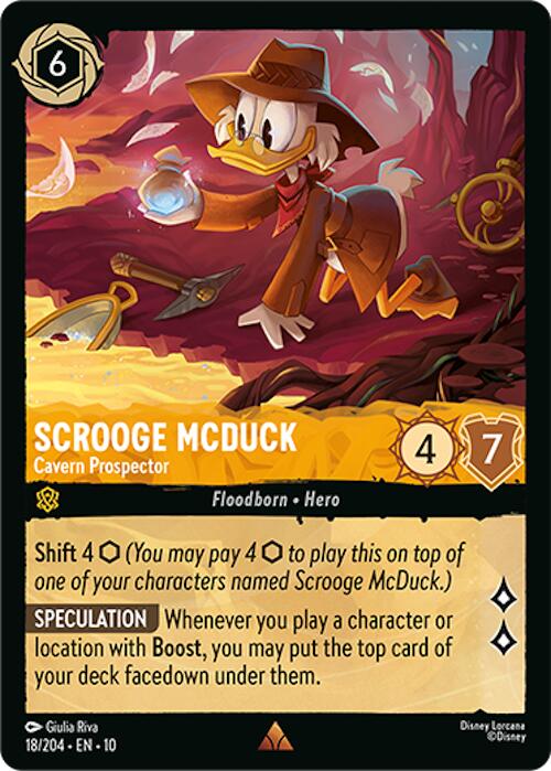 Scrooge McDuck - Cavern Prospector (18/204) [Whispers in the Well] | Black Swamp Games