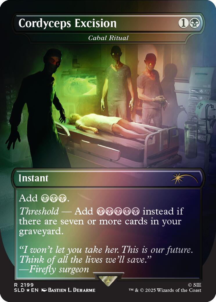 Cordyceps Excision - Cabal Ritual (Rainbow Foil) [Secret Lair Drop Series] | Black Swamp Games