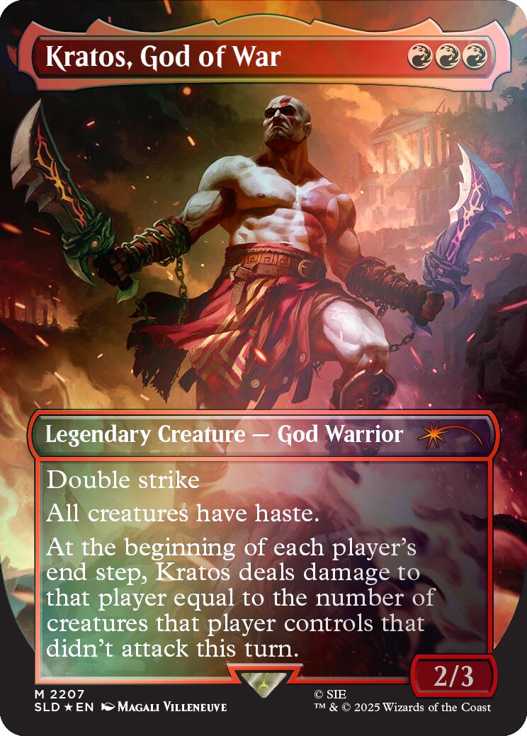 Kratos, God of War (Rainbow Foil) [Secret Lair Drop Series] | Black Swamp Games