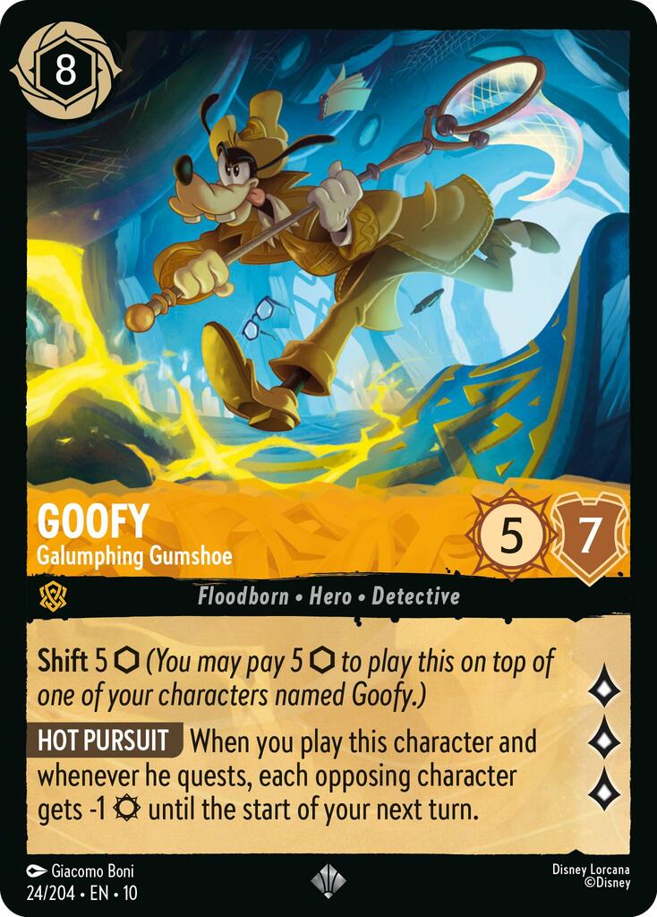 Goofy - Galumphing Gumshoe (24/204) [Whispers in the Well] | Black Swamp Games