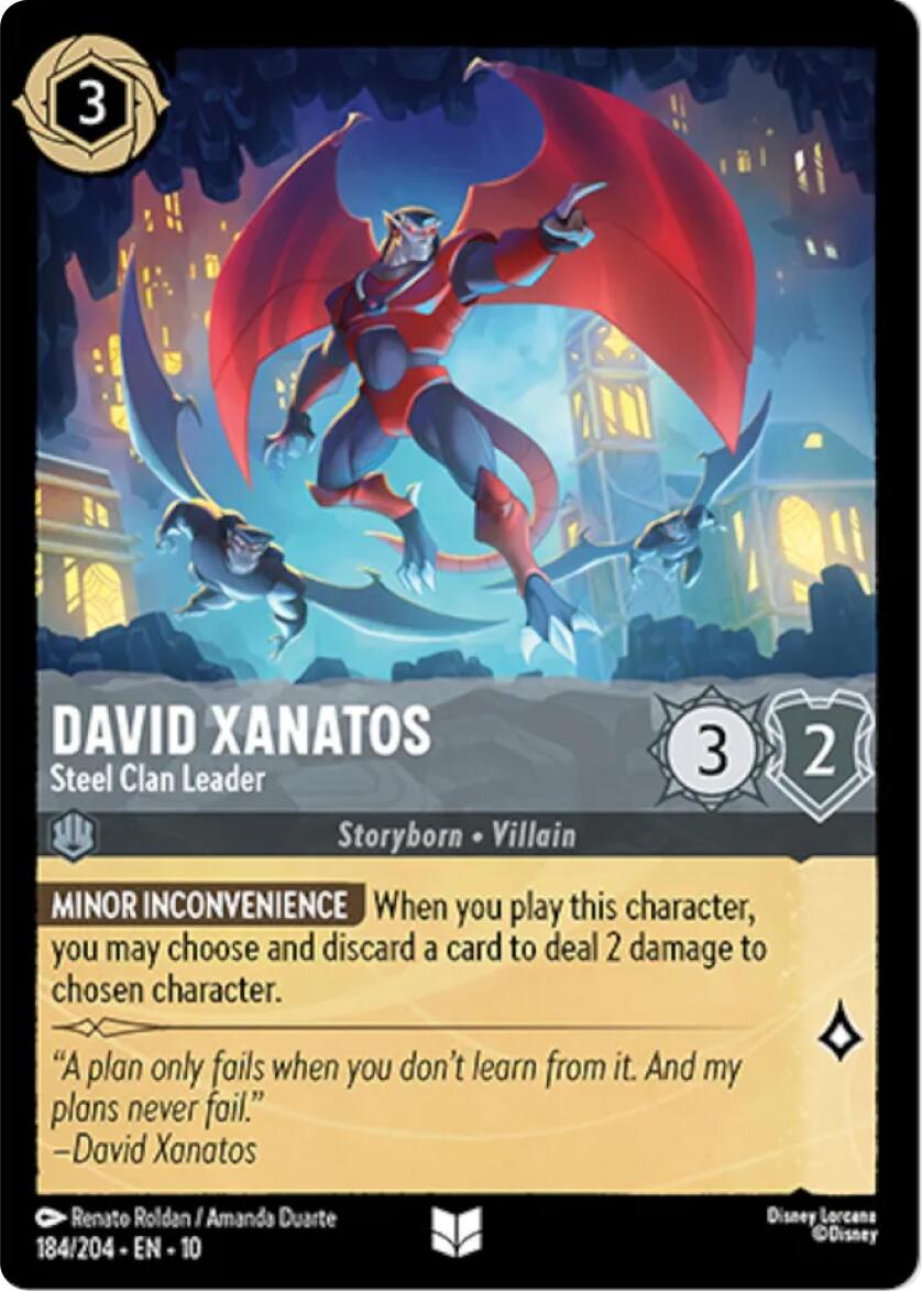David Xanatos - Steel Clan Leader (184/204) [Whispers in the Well] | Black Swamp Games