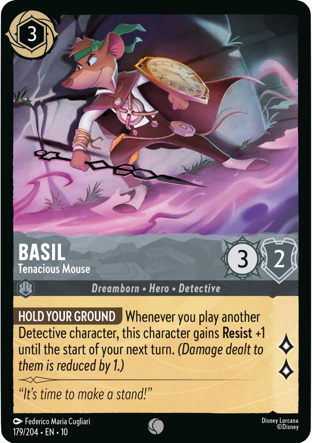Basil - Tenacious Mouse (179/204) [Whispers in the Well] | Black Swamp Games