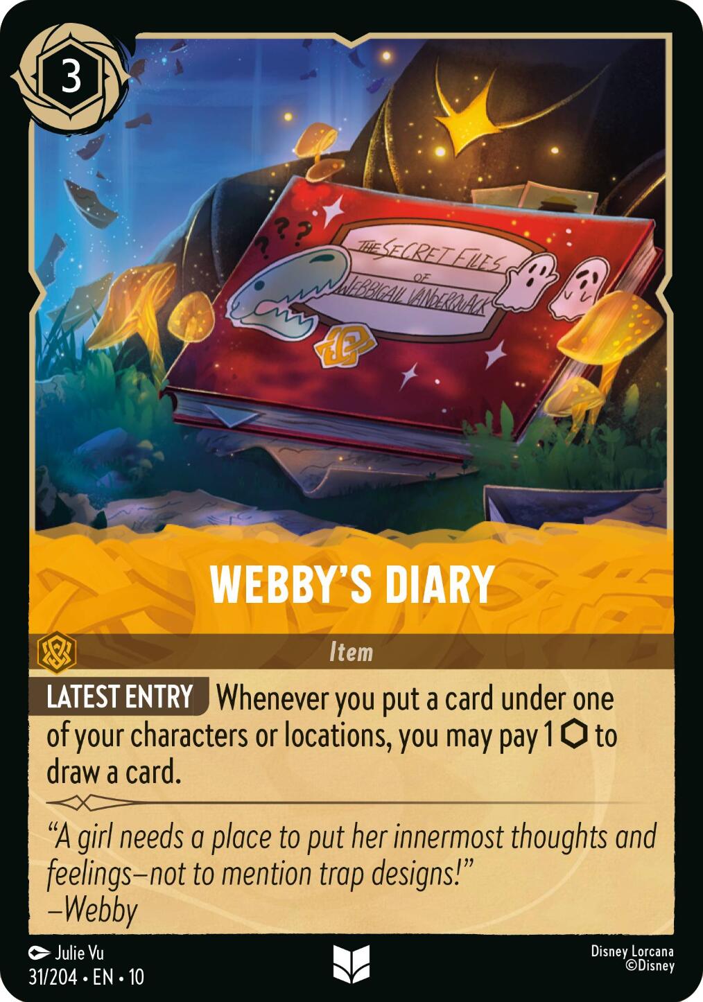 Webby's Diary (31/204) [Whispers in the Well] | Black Swamp Games