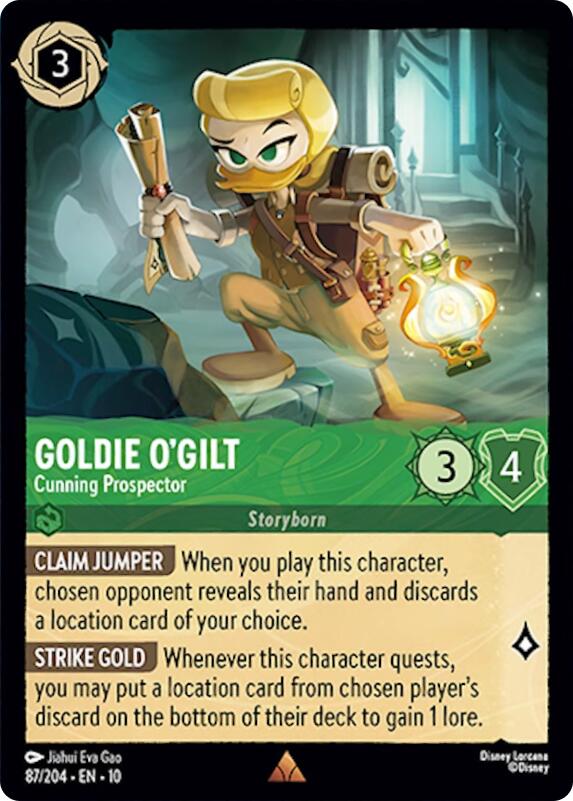 Goldie O'Gilt - Cunning Prospector (87/204) [Whispers in the Well] | Black Swamp Games