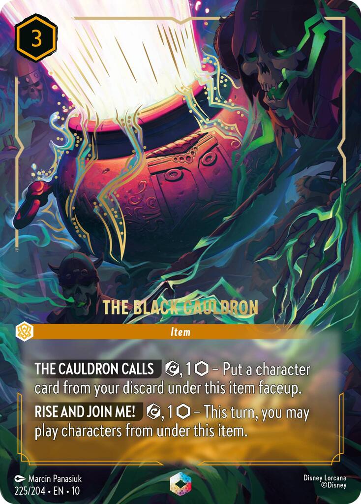 The Black Cauldron (Enchanted) (225/204) [Whispers in the Well] | Black Swamp Games