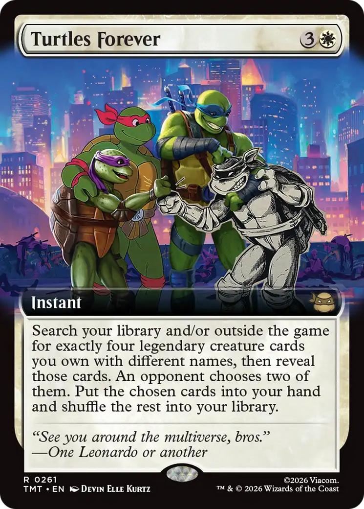 Turtles Forever (Extended Art) [Teenage Mutant Ninja Turtles] | Black Swamp Games