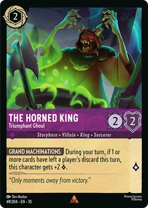The Horned King - Triumphant Ghoul (49/204) [Whispers in the Well] | Black Swamp Games