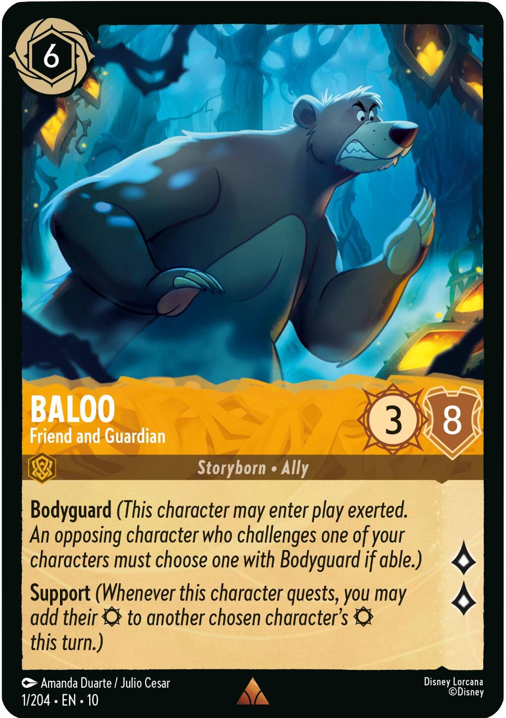 Baloo - Friend and Guardian (1/204) [Whispers in the Well] | Black Swamp Games