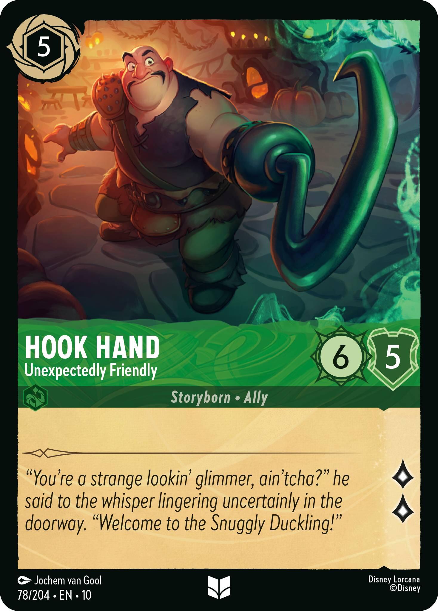 Hook Hand - Unexpectedly Friendly (78/204) [Whispers in the Well] | Black Swamp Games