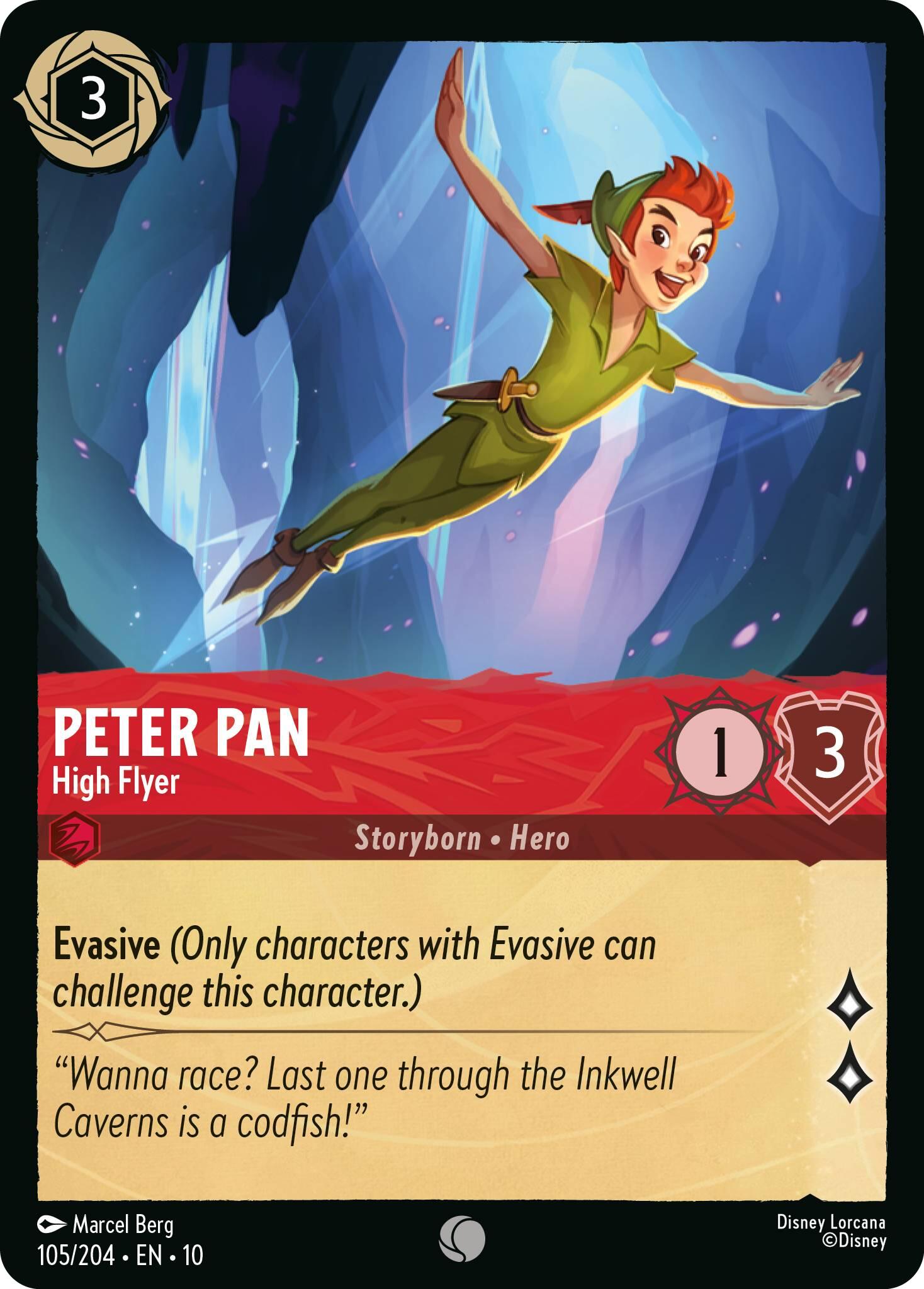 Peter Pan - High Flyer (105/204) [Whispers in the Well] | Black Swamp Games