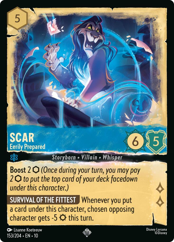 Scar - Eerily Prepared (153/204) [Whispers in the Well] | Black Swamp Games