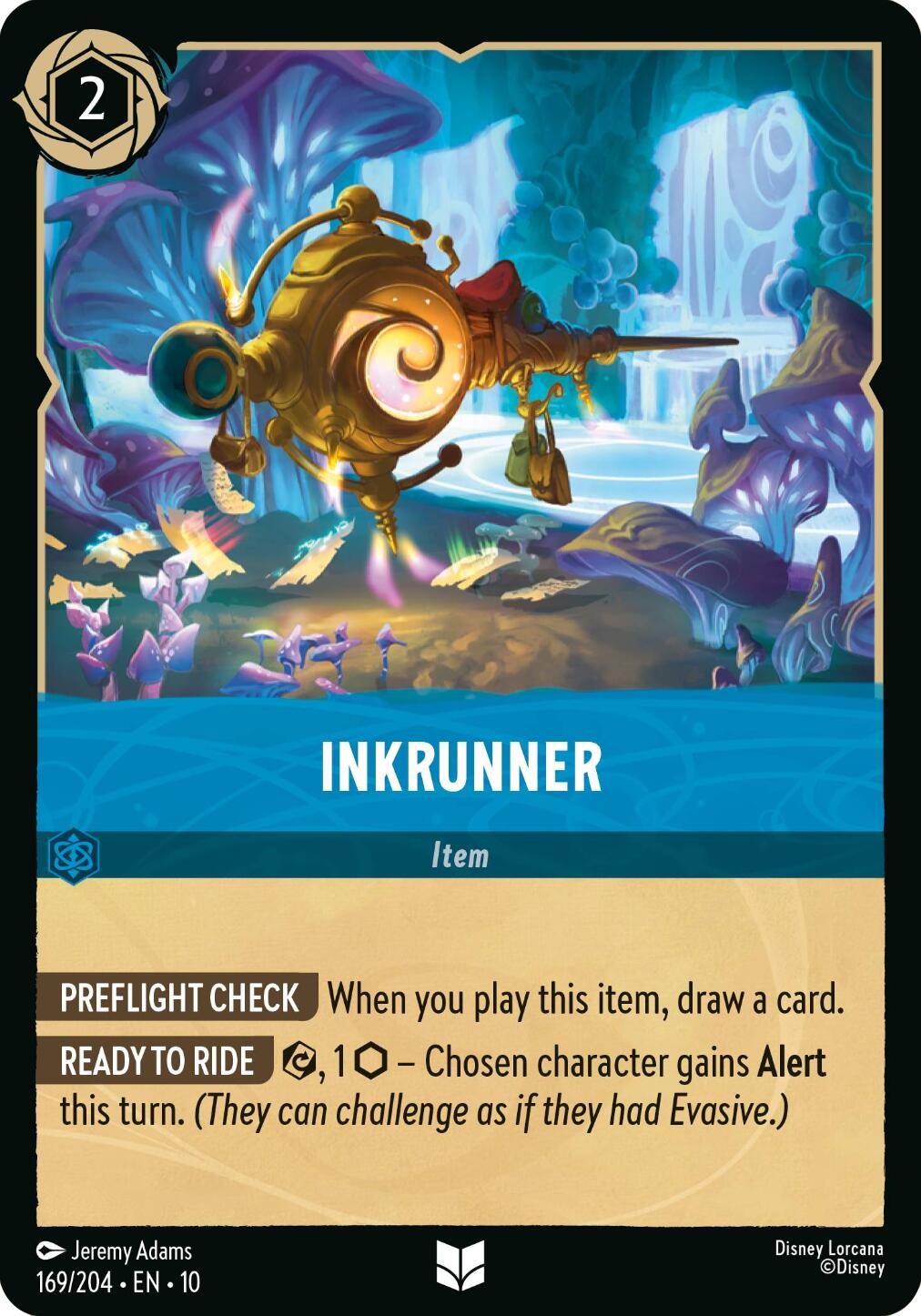 Inkrunner (169/204) [Whispers in the Well] | Black Swamp Games
