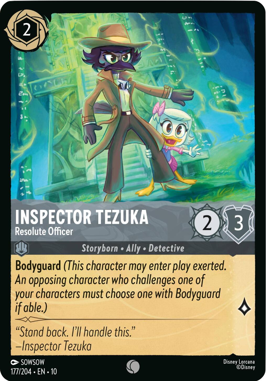 Inspector Tezuka - Resolute Officer (177/204) [Whispers in the Well] | Black Swamp Games