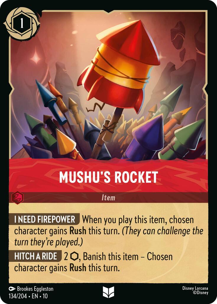 Mushu's Rocket (134/204) [Whispers in the Well] | Black Swamp Games