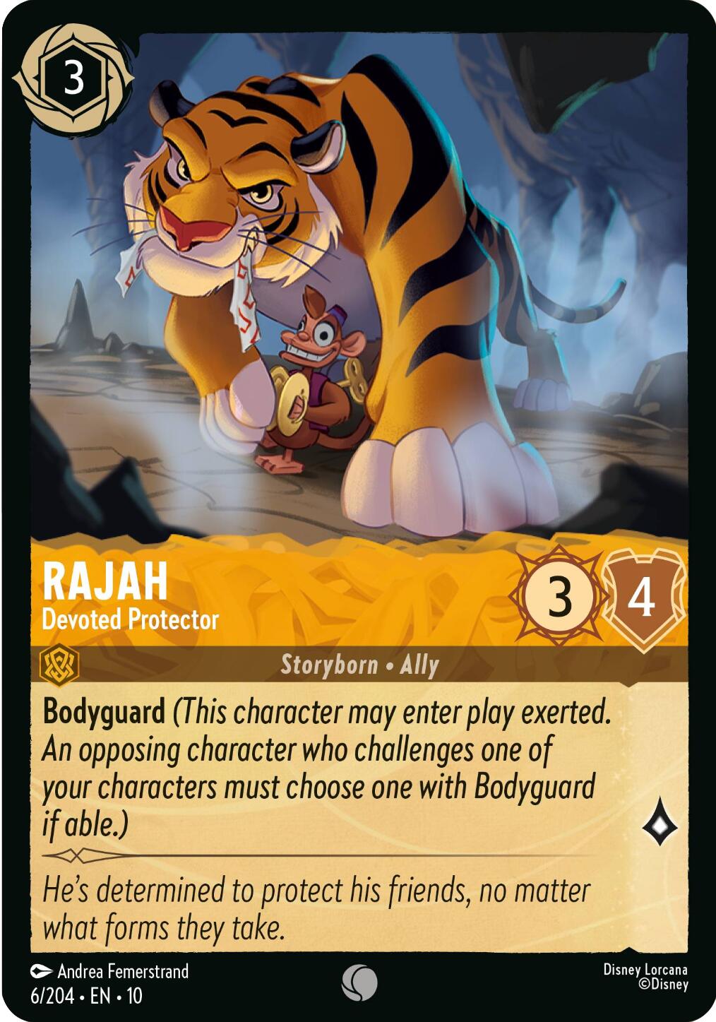 Rajah - Devoted Protector (6/204) [Whispers in the Well] | Black Swamp Games