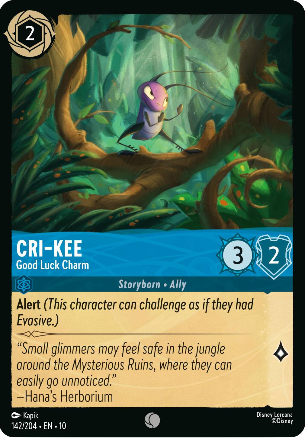 Cri-Kee - Good Luck Charm (142/204) [Whispers in the Well] | Black Swamp Games