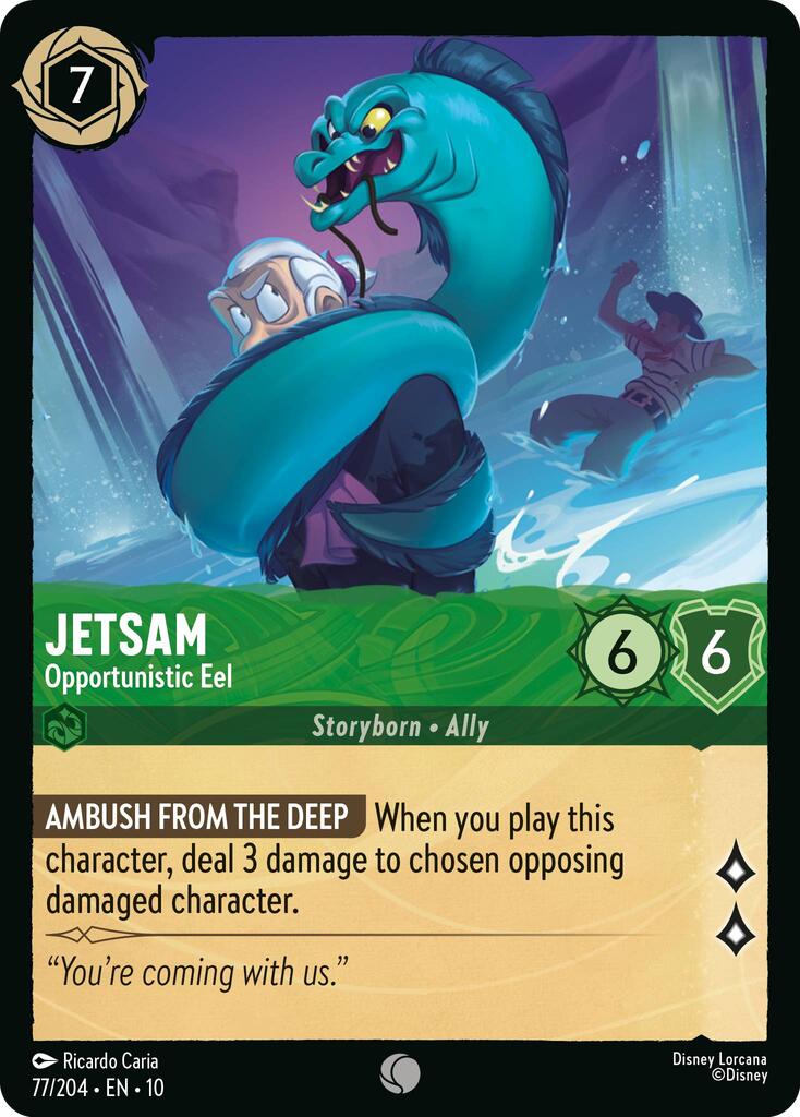 Jetsam - Opportunistic Eel (77/204) [Whispers in the Well] | Black Swamp Games