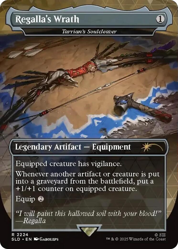 Regalla's Wrath - Tarrian's Soulcleaver [Secret Lair Drop Series] | Black Swamp Games