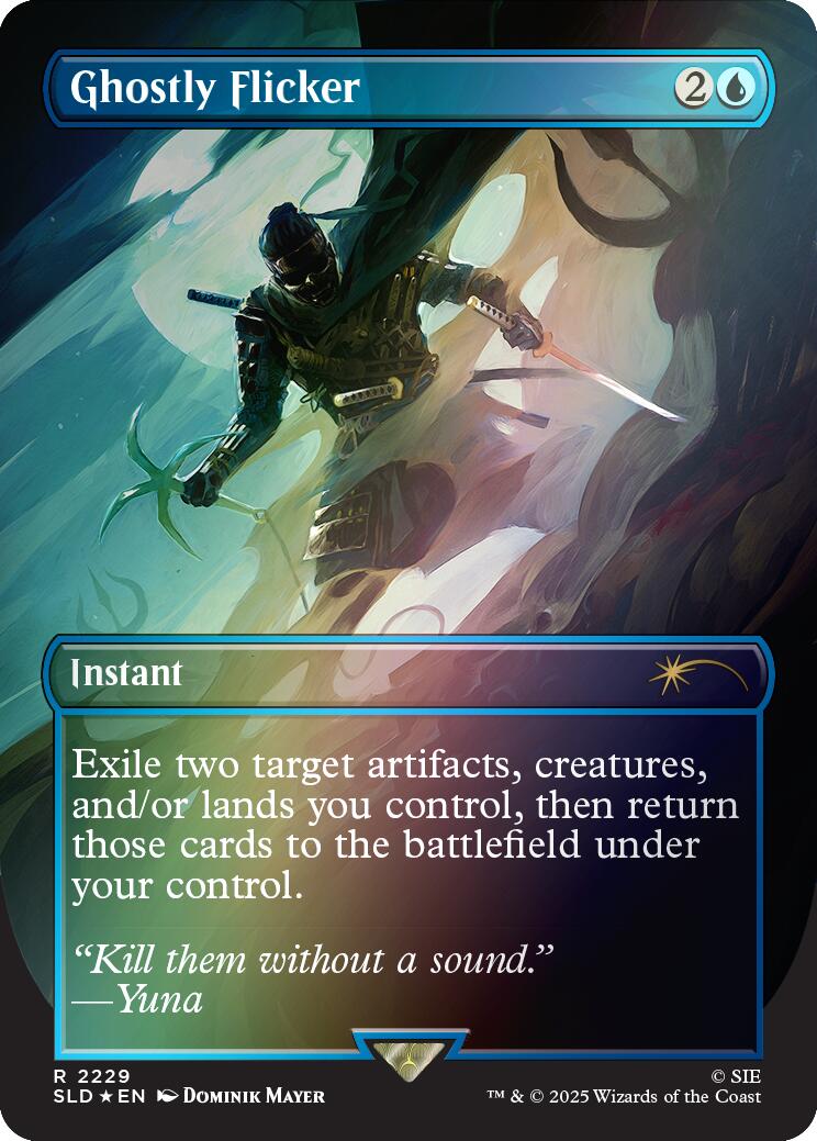 Ghostly Flicker (Rainbow Foil) [Secret Lair Drop Series] | Black Swamp Games