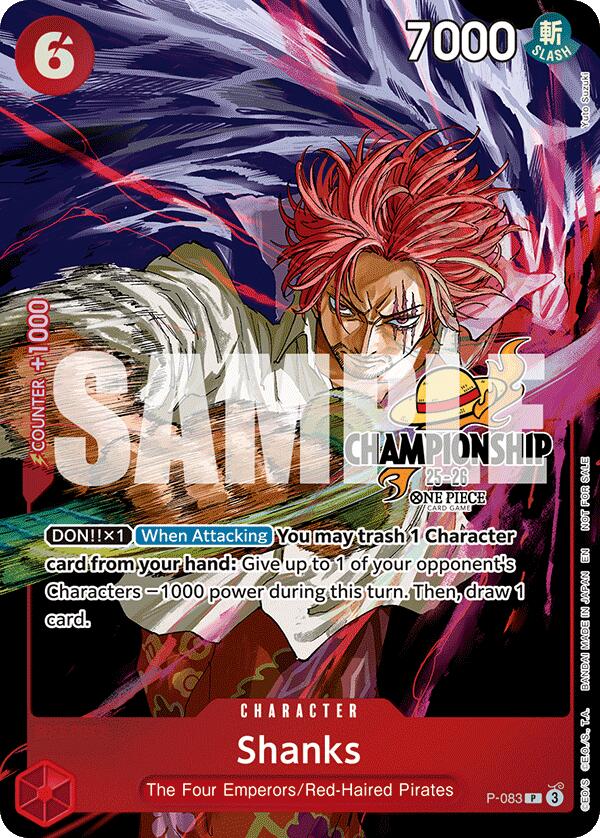 Shanks (CS 25-26 Event Pack Finalist Ver.) [One Piece Promotion Cards] | Black Swamp Games