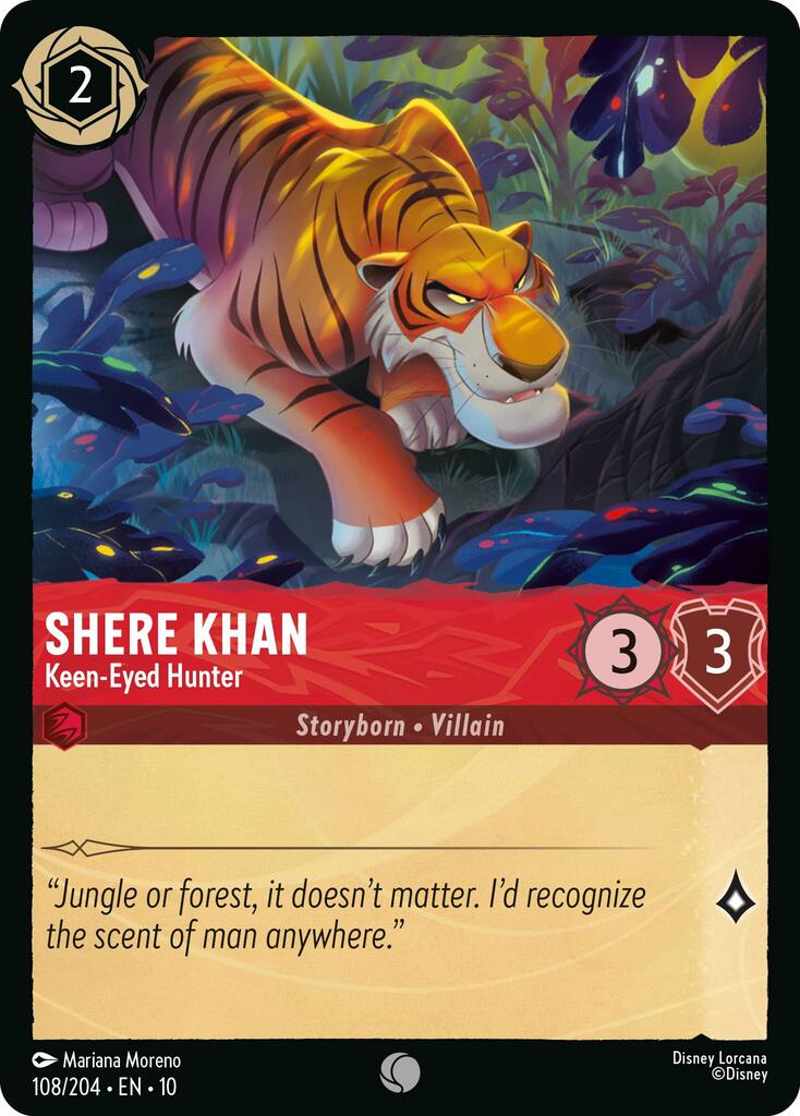 Shere Khan - Keen-Eyed Hunter (108/204) [Whispers in the Well] | Black Swamp Games