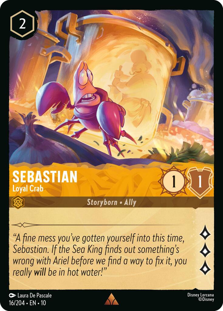 Sebastian - Loyal Crab (16/204) [Whispers in the Well] | Black Swamp Games