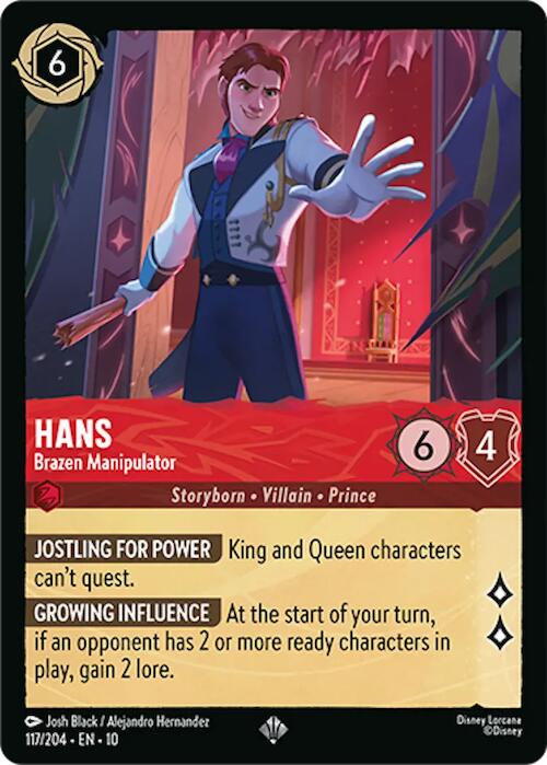 Hans - Brazen Manipulator (117/204) [Whispers in the Well] | Black Swamp Games