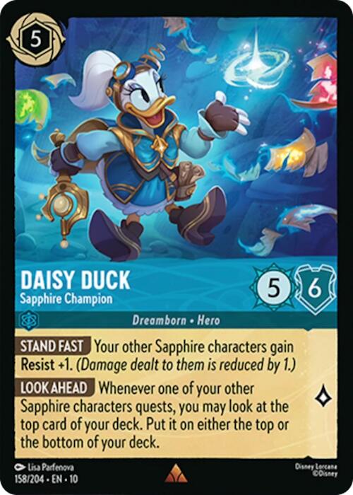 Daisy Duck - Sapphire Champion (158/204) [Whispers in the Well] | Black Swamp Games