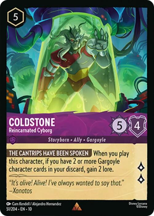 Coldstone - Reincarnated Cyborg (51/204) [Whispers in the Well] | Black Swamp Games