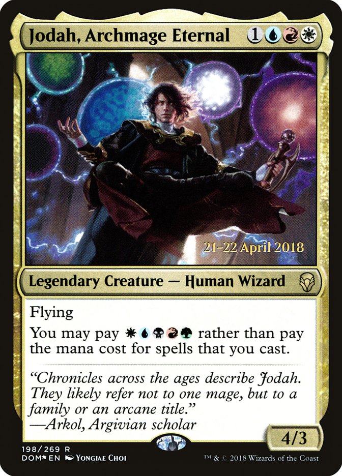 Jodah, Archmage Eternal [Dominaria Prerelease Promos] | Black Swamp Games