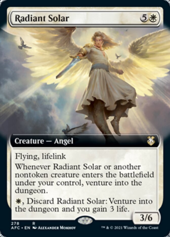 Radiant Solar (Extended Art) [Dungeons & Dragons: Adventures in the Forgotten Realms Commander] | Black Swamp Games