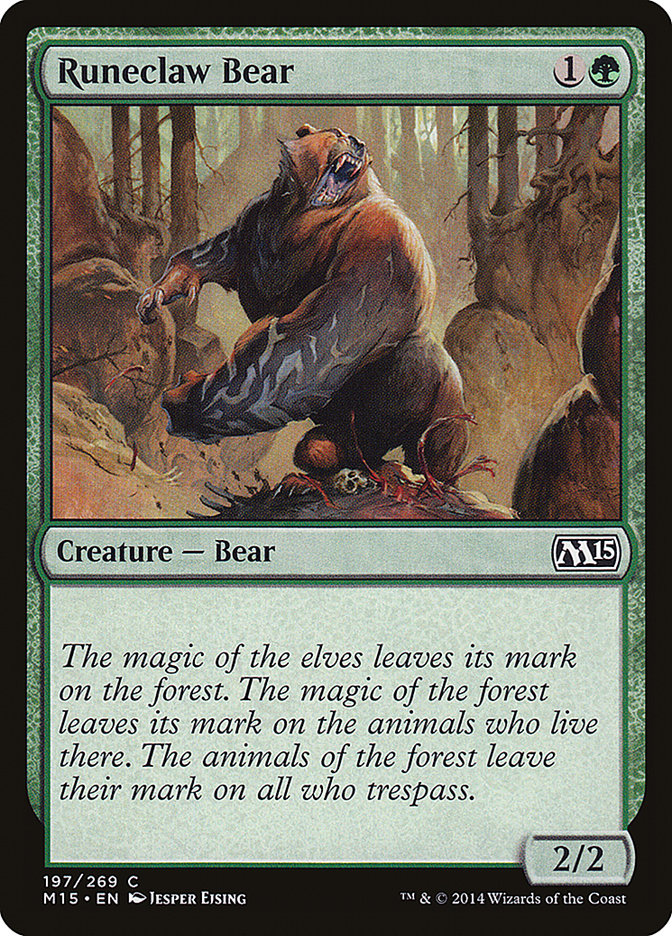 Runeclaw Bear [Magic 2015] | Black Swamp Games