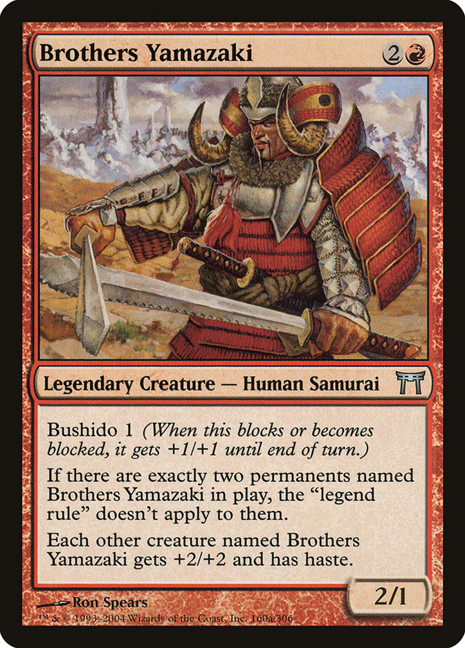 Brothers Yamazaki (160a/306) [Champions of Kamigawa] | Black Swamp Games