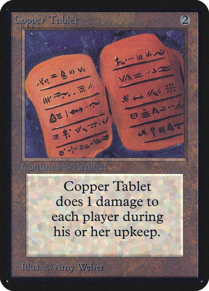 Copper Tablet [Alpha Edition] | Black Swamp Games