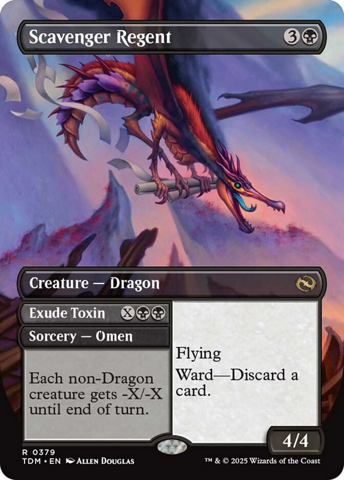 Scavenger Regent (Borderless) [Tarkir: Dragonstorm] | Black Swamp Games
