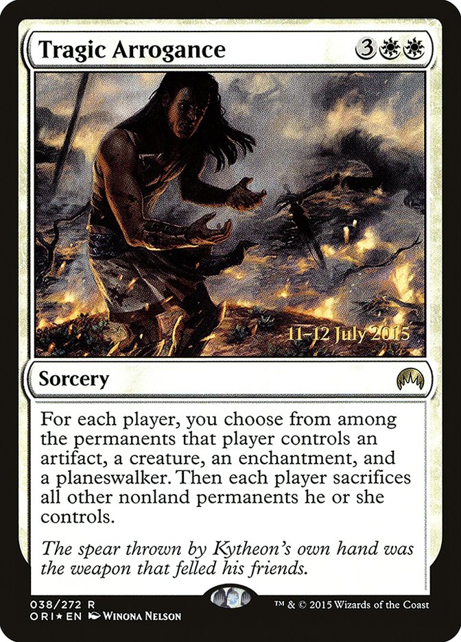 Tragic Arrogance [Magic Origins Prerelease Promos] | Black Swamp Games