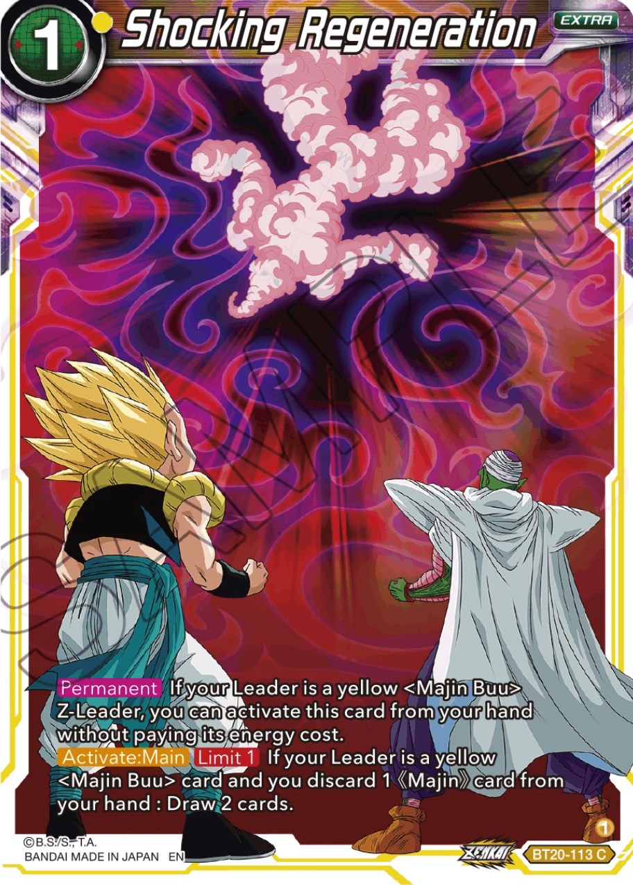 Shocking Regeneration (BT20-113) [Power Absorbed] | Black Swamp Games