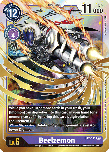 Beelzemon [BT2-111] [Release Special Booster Ver.1.0] | Black Swamp Games