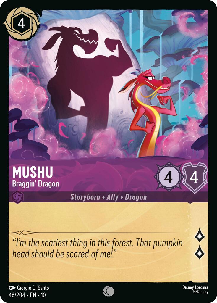 Mushu - Braggin' Dragon (46/204) [Whispers in the Well] | Black Swamp Games