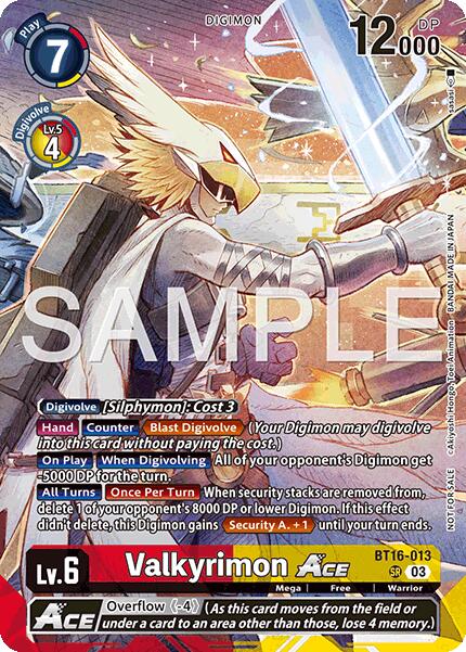 Valkyrimon ACE (Participation) [Hackers' Slumber Release Event Cards] | Black Swamp Games