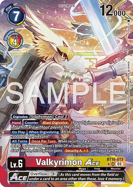 Valkyrimon ACE (Winner) [Hackers' Slumber Release Event Cards] | Black Swamp Games