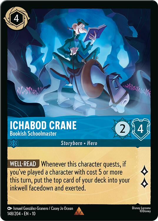 Ichabod Crane - Bookish Schoolmaster (148/204) [Whispers in the Well] | Black Swamp Games