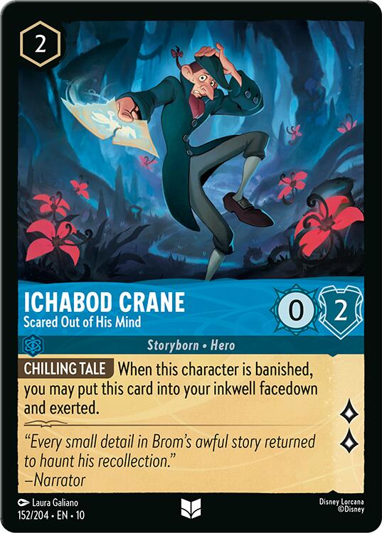 Ichabod Crane - Scared Out of His Mind (152/204) [Whispers in the Well] | Black Swamp Games