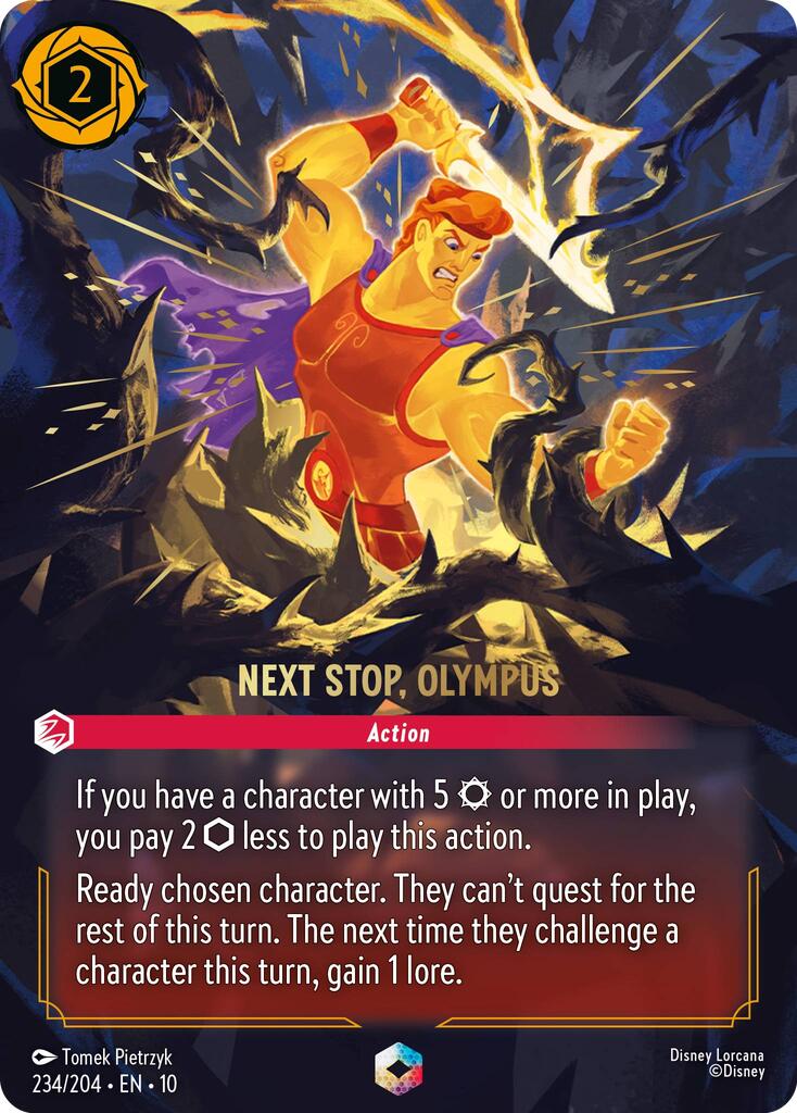 Next Stop, Olympus (Enchanted) (234/204) [Whispers in the Well] | Black Swamp Games